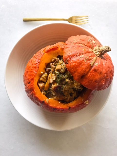 Whole Roasted Stuffed Pumpkin | Let us help you eatwelle